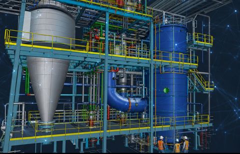 Fluidized bed HCl acid regeneration plant